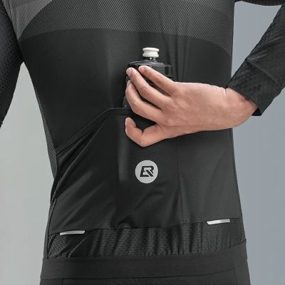 11. Rockbros 15120009004 Langarm-Radtrikot Frühling/Sommer XL – Schwarz