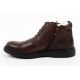 3. Lee Cooper Herrenschuhe, elegante braune Leder-Stiefeletten mit Isolierung