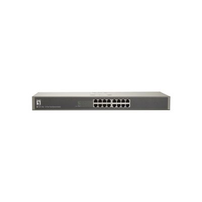 3. LevelOne FSW-1650 Netzwerk-Switch, unmanaged Fast Ethernet (10/100), Grau
