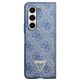 2. Guess 4G Triangle Strass Case für Samsung Galaxy Z Fold 5 - Blau