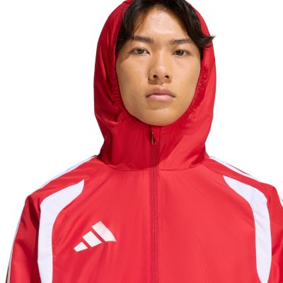 4. Herrenjacke adidas Tiro 26 Competition All Weather rot KB0134