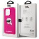 8. Karl Lagerfeld KLHMP15LSKHPPPLF iPhone 15 Pro 6,1" Fuchsia/Fuchsia Hardcase Silikon Karl Head Print MagSafe