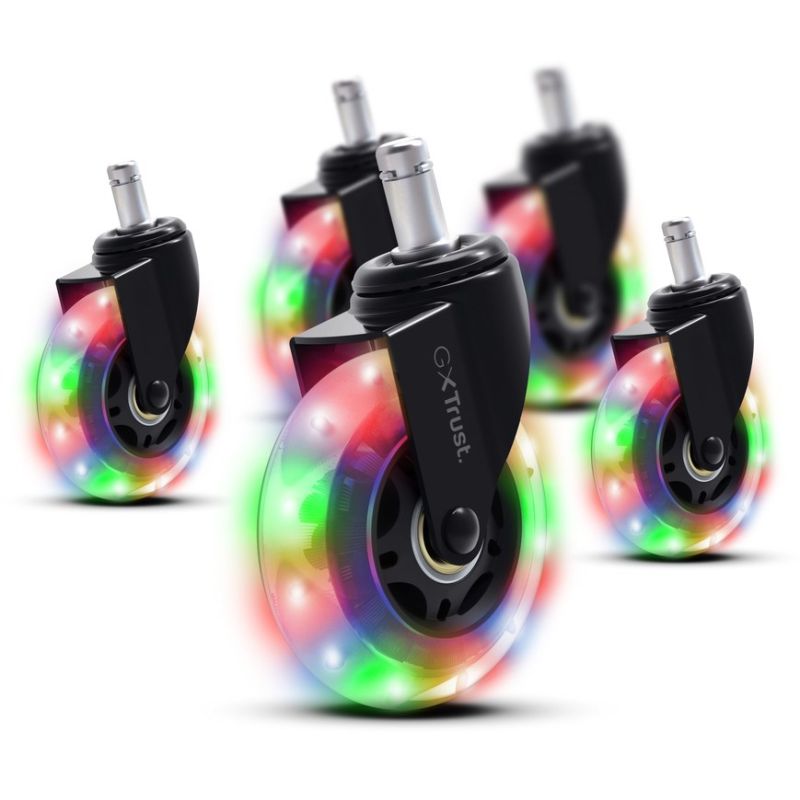 5. TRUST GXT 701 Gel-LED-Stuhlrollen