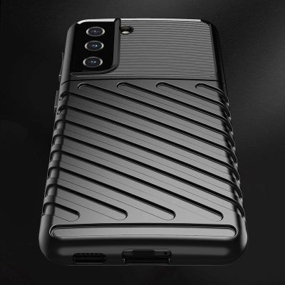 5. Thunder Case Hülle für Samsung Galaxy S23+ Silikon Armor Case schwarz