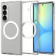 Spigen AirSkin MagFit Hülle für Samsung Galaxy Z Fold 8 Ultra – Transparent und Weiß