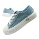 Lee Damen-Sportschuhe Isla Sneakers blaue Plateau