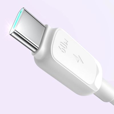 7. Joyroom S-A14 USB-C-Kabel – USB-C 60 W 1,2 m – Weiß