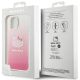 8. Hello Kitty IML Gradient Electrop Kitty Head Hülle für iPhone 15 – Rosa