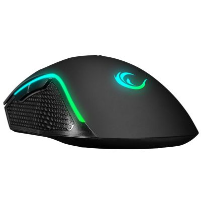 5. RAMPAGE Gaming-Maus SMX-R44 V2 MACRO BLACK 12800 DPI RGB LED