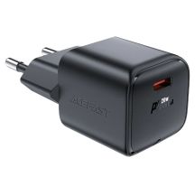 Acefast A73 Mini PD 20W GaN USB-C Wandladegerät – Schwarz