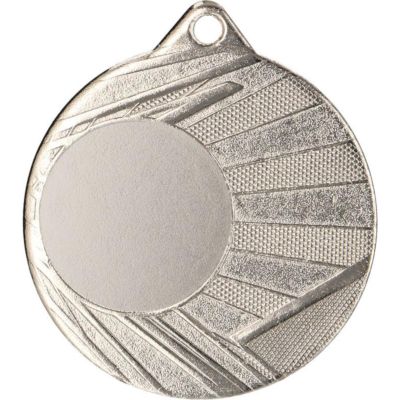 11. Silbermedaille mit Platz für einen Aufkleber, Durchmesser 50 mm