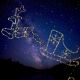 5. Rentierdekoration mit Schlitten, 180 LED-Blinker