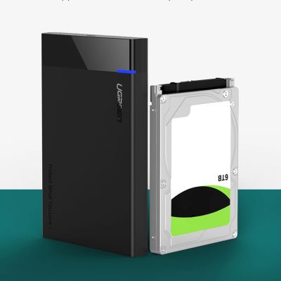 6. Ugreen Adaptergehäuse für SATA 2,5'' 5TB USB 3.0 Laufwerk schwarz (US221)
