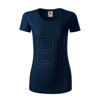 2. Malfini Origin T-Shirt (GOTS) W MLI-17202 marineblau