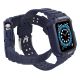 3. Schutzarmband für Apple Watch 38/40/41 mm Panzergehäuse-Armband - Blau