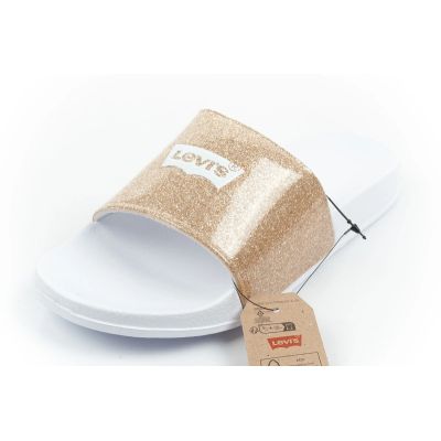 8. Levi's Damen-Sportpantoffeln, bequeme Glitzerschuhe, modisch