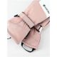 Damen-Skihandschuhe VIKING Sherpa GTX Mitten 2.0, Fäustlinge, rosa-weiß