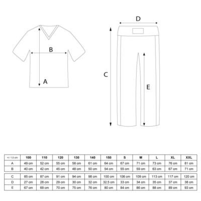 5. TOP TEN „Star Edition“ Pointfighting-Outfit schwarz und rot (WAKO APPROVED neu)