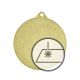 2. Medaille mit Gravur auf Laminat