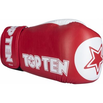 5. TOP TEN STAR-XLP Boxhandschuhe 10 oz Rot