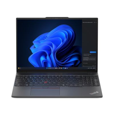 7. Lenovo ThinkPad E16 Gen 2 Ryzen 5 7535U 16" WUXGA IPS 300 Nits AG 8 GB DDR5 SSD 256 660 MB Hintergrundbeleuchtete Tastatur, Frontgrafikkamera, 1080p-Kamera, 47 Wh, Windows 11 Pro, Schwarz (Neuverpackung) 2 Jahre