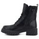 3. Damen-Stiefeletten mit Blockabsatz und Plateau, schwarz Jezzi MR2502-9