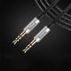 16. Baseus Yiven M30 Stereo AUX 3,5 mm Audiokabel Stecker Miniklinke 1m silber-schwarz (CAM30-BS1)