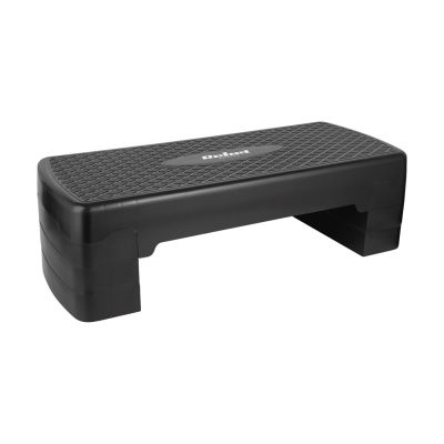 4. Rebel Active Step für Aerobic und Fitness, 3 Stufen, 68 cm, Schwarz RBA-3227-BK