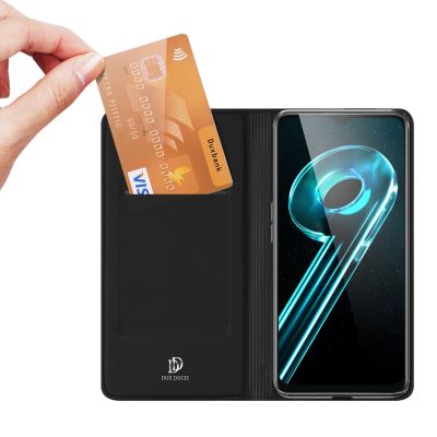 2. Dux Ducis Skin Pro Hülle für Realme 10 5G / Realme 9i 5G Cover Flip Card Wallet Stand Schwarz