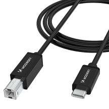 Wozinsky WKDDY2S USB-B - USB-C Kabel 2m - Schwarz