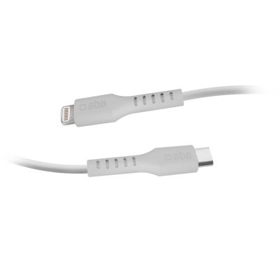 3. SBS TECABLELIGTC2W USB-C – Lightning Kabel 2 m – Weiß