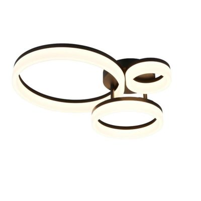 LED-Deckenleuchte Trio Scope 4000lm Schwarz