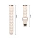 3. Tech-Protect Silikonarmband für Apple Watch 44 / 45 / 46 / 49 mm – Beige
