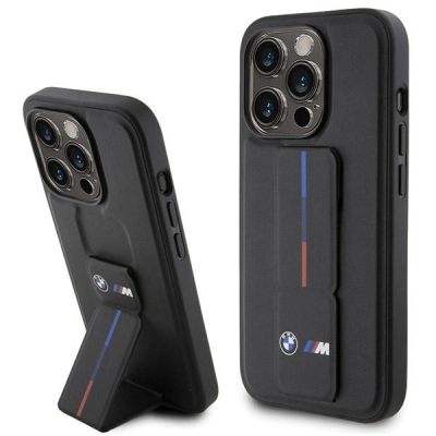 BMW Grip Hot Stamp Hülle für iPhone 15 Pro – Schwarz