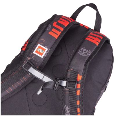 4. LEGO Ninjago Erweiterter Rucksack 20222-2502 Schwarz Einheitsgröße