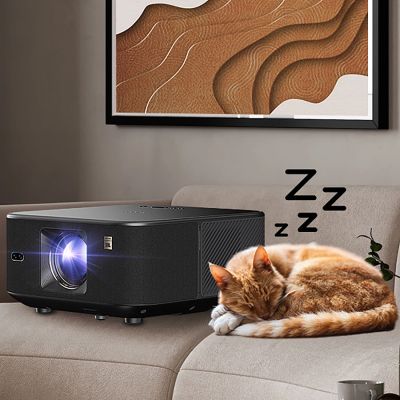 15. Yaber K3 Pro LCD FullHD 1080p Multimedia-Projektor mit JBL-Lautsprechern und Subwoofer - Schwarz