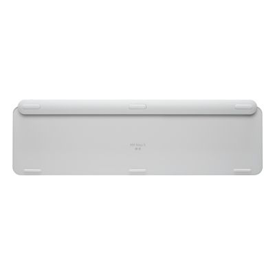 7. Logitech MX Keys S 920-011566 RF Wireless + Bluetooth QWERTZ-Tastatur, deutsches Aluminium, Weiß