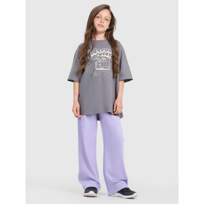 2. Oversized T-Shirt mit Aufdruck für Mädchen 4F 4FJRAW25TTSHF3197-22S