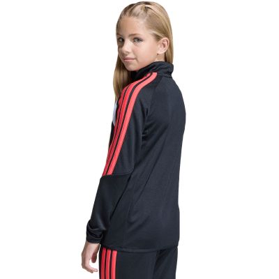 11. adidas Tiro 26 League Trainingsshirt für Kinder, schwarz, weiß und rot, JY7159