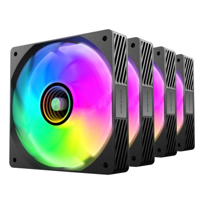 7. TACENS MARS MF-SI4KIT FANS 120 ARGB x4 BK – Lüfter + Hub + Fernbedienung (TACMARS-MFSI4KIT)