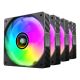 7. TACENS MARS MF-SI4KIT FANS 120 ARGB x4 BK – Lüfter + Hub + Fernbedienung (TACMARS-MFSI4KIT)
