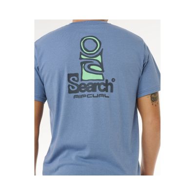 2. Herren RIP CURL Vaporcool Search Stack T-Shirt Blau