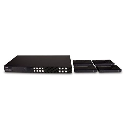 6. Lindy 38345 AV Extender AV-Sender und -Empfänger Schwarz