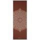 7. Gaiam Yogamatte „Sundial Flower“, intensiv rostfarben, 5 mm, 65733