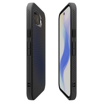 7. Spigen Liquid Air Hülle für Google Pixel 10A – Mattschwarz