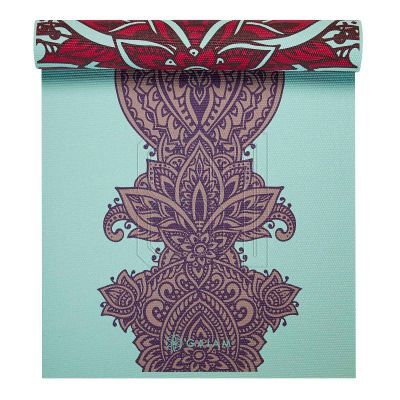 9. Yoga mat Gaiam Ara Rouge reversible 6 mm 63368