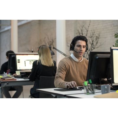 9. EPOS ADAPT 261 Kabelloses Headset mit Kopfbügel, Büro/Callcenter, USB Typ-C, Bluetooth, Schwarz
