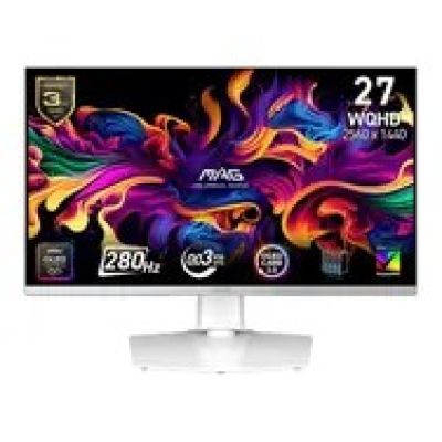16. MSI MAG 272QPW QD-OLED X28 Computermonitor 67,3 cm (26,5") 2560 x 1440 px Wide Quad HD Weiß