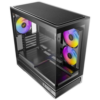 4. Antec C2M ARGB Midi-Tower Schwarz