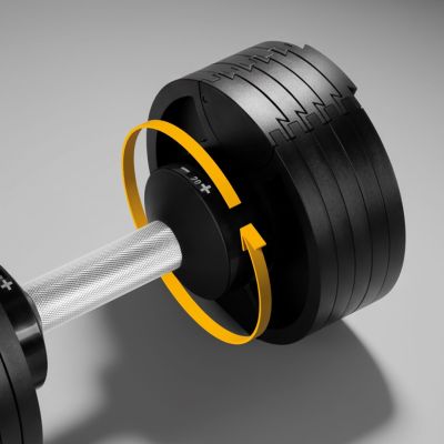 15. REBEL ACTIVE VERSTELLBARE HANTEL AUS GUSSEISEN AUTOMATISCH 36KG, 2KG HUB RBA-2332-36